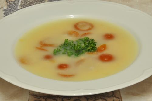 Jak uvařit polévka z rajčat a mléka ? Snadné recept, připravený za 30 - 45 minut